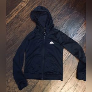 Adidas Kids Full Zip Hoodie Size M